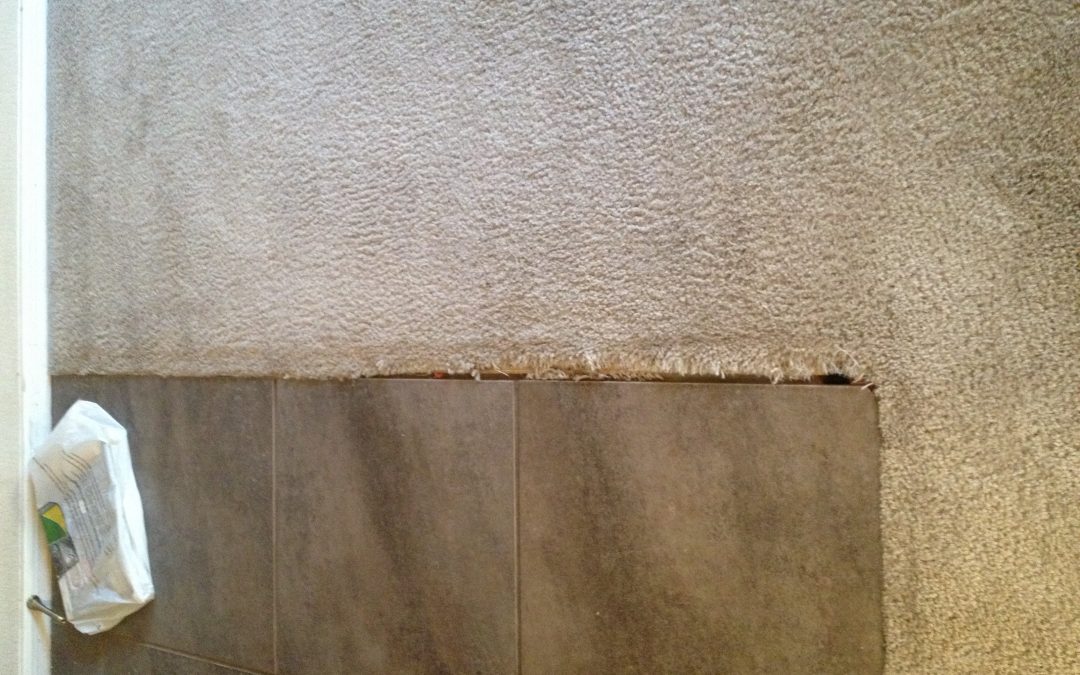 New Jersey Carpet Repair Carpet to Tile Damage
